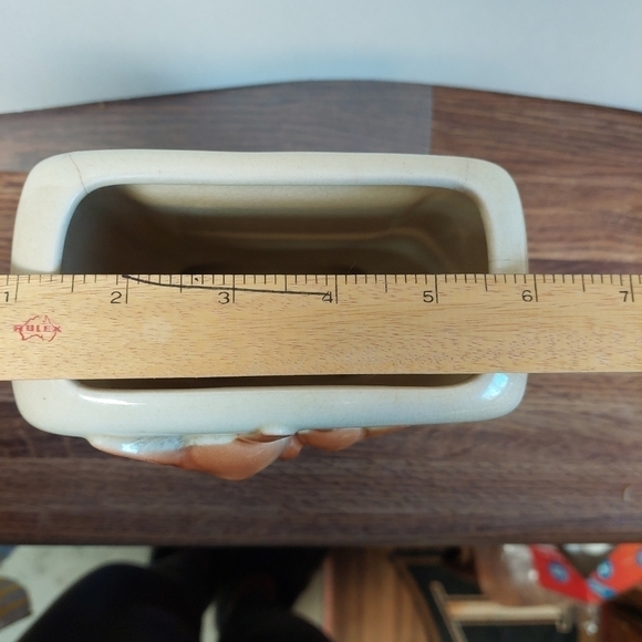 Vintage* 40s Royal Copley Embossed Deer & Fawn Vase/Planter - Picture 10 of 11